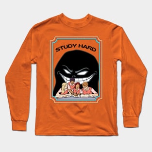 Study Hard retro Long Sleeve T-Shirt